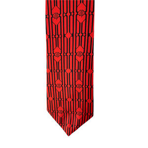 NWOT A.P. MILAN RED AND BLACK TIE